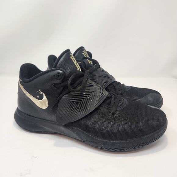 Nike Kyrie Flytrap 3 Black Metallic Gold Basketball Shoes Men Size 10.5 Sneakers main image 5